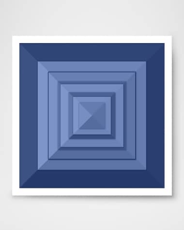 Wendover Art Group "Ombre Layers" Framed Giclee
