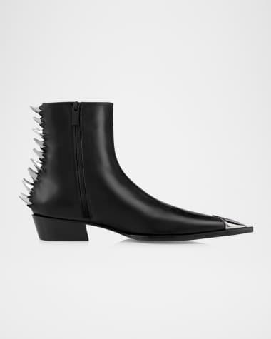 Christian Louboutin Men's Mr Clawiss Leather Ankle Boots