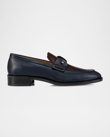 Christian Louboutin Men's Chambelimoc Leather Loafers