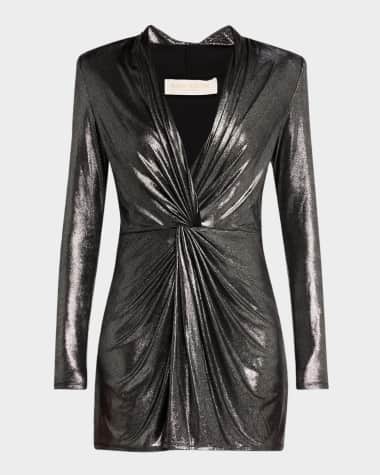 Ramy Brook Faye Metallic Mini Dress