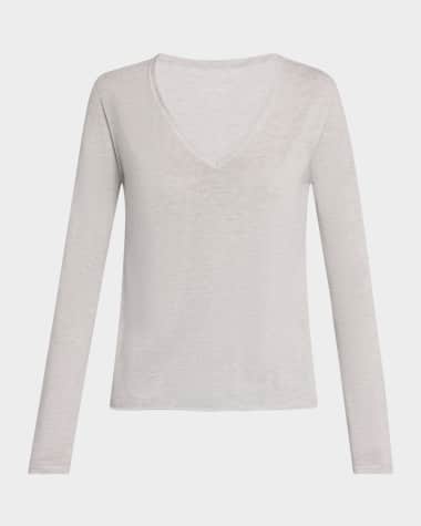 Majestic Filatures Machine Washable Cashmere V-Neck Pullover