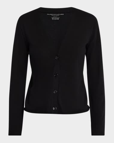 Majestic Filatures Machine Washable Cashmere Cardigan