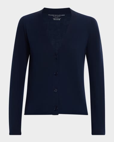 Majestic Filatures Machine Washable Cashmere Cardigan