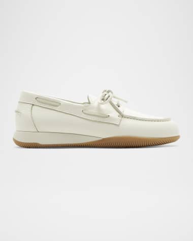 La Canadienne Verdun Leather Modern Boat Loafers