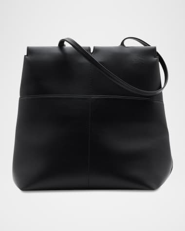 Burberry Snip North-South Leather Tote Bag