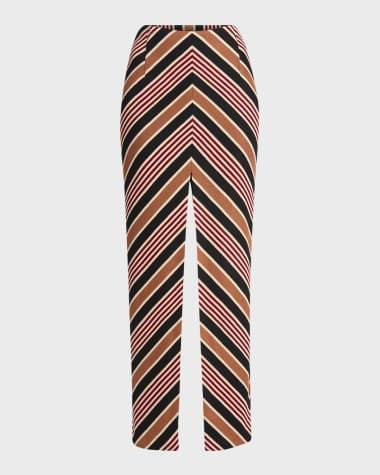 Missoni Chevron Slits Maxi Skirt