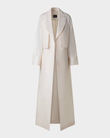Akris Zendaya Silk Organza Coat With Detachable Bolero