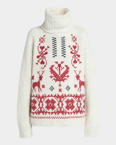 Moncler Grenoble Alpaca Wool-Blend Turtleneck Sweater