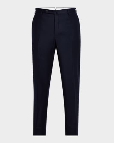 Incotex Men's Super 100s Worsted Flannel Pants
