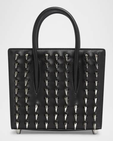 Christian Louboutin Paloma Mini Spikes Leather Top-Handle Bag