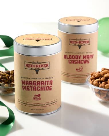 Neiman Marcus Red River Bloody Mary Cashews and Margarita Pistachios Set