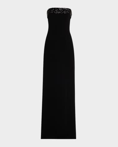 Black Sleeveless Designer Evening Gowns for Women Neiman Marcus