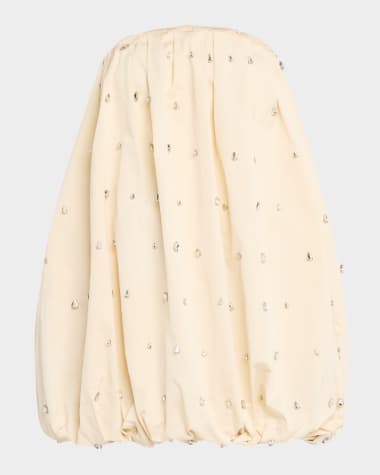 A.L.C. Holly Embellished Bubble Mini Dress