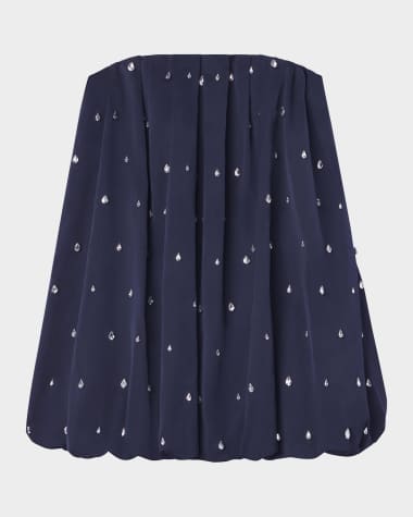 A.L.C. Holly Embellished Bubble Mini Dress