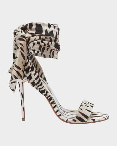 Christian Louboutin Sandale du Desert Printed Red Sole Sandals