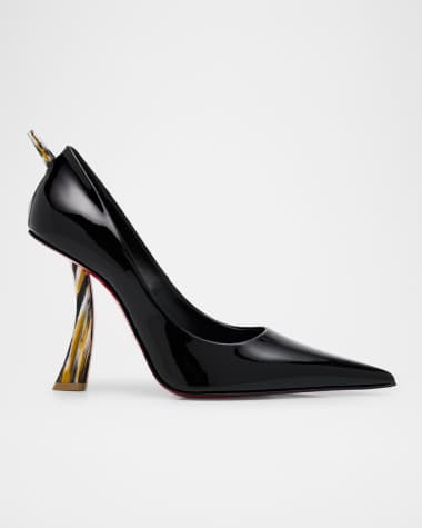 Christian Louboutin Kate Clawmax Red Sole Pierced Pumps
