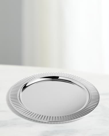 ANNA New York Striations Round Serving Tray, 15.25"