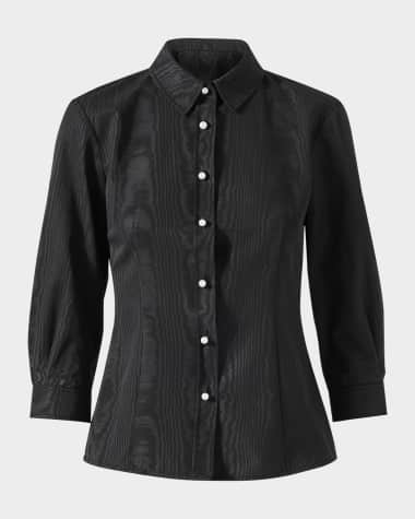 Carolina Herrera Icon Blouse With Pearly Buttons
