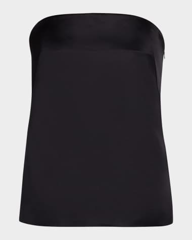 A.L.C. Ani Strapless Satin Top