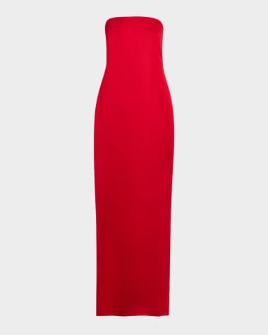 A.L.C. Ani Strapless Satin Gown