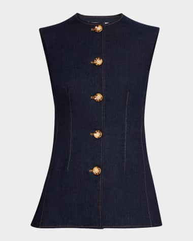 Veronica Beard Jessup Denim Vest