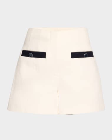 Veronica Beard Gershwin Tailored Shorts