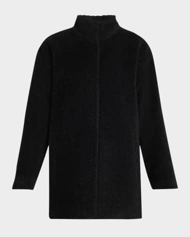 Eileen fisher plus size coats clearance