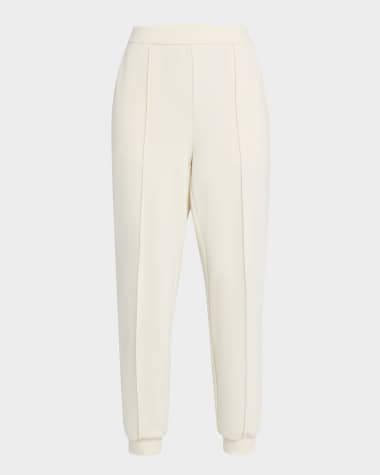 Eileen Fisher Petite Pintuck Lightweight Ponte Joggers