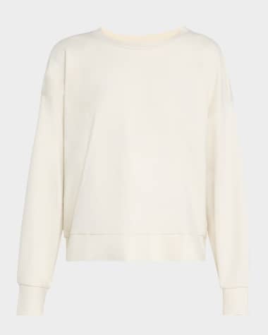 Eileen Fisher Crewneck Lightweight Ponte Sweatshirt