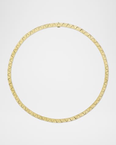 Anita Ko 18K Yellow Gold Thin Plain Cleo Choker