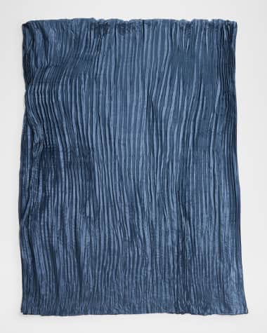 Eileen Fisher Crushed Lightweight Silk Scarf