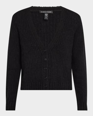 Eileen Fisher Fluffy V-Neck Cardigan