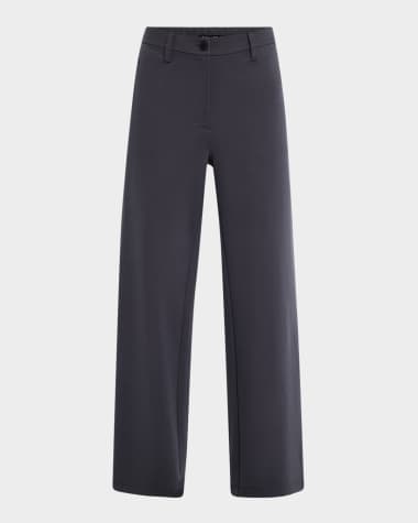 Eileen Fisher Petite Wide-Leg Flex Ponte Trousers