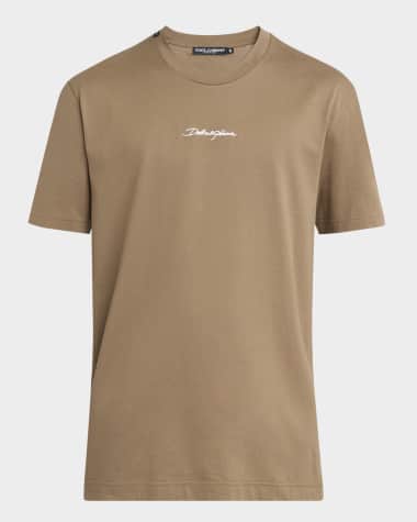Dolce&Gabbana Men's Logo Crew T-Shirt