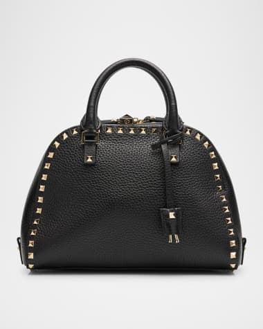 Valentino Garavani Rockstud Leather Top-Handle Bag