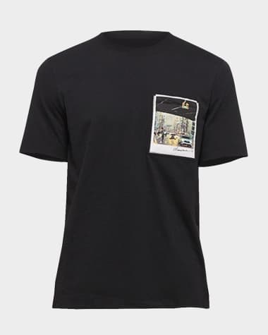 Helmut Lang Men's Postcard Patch T-Shirt