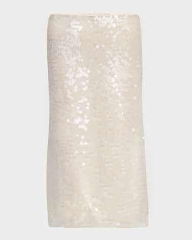 Stella McCartney Sequined Midi Skirt