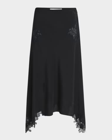 Stella McCartney Lace Handkerchief Midi Skirt