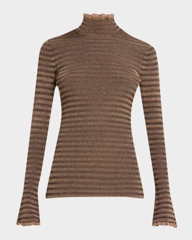 Proenza Schouler White Label Phyllis Knit Turtleneck Top