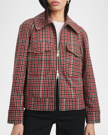 Rails Cheyenne Check Wool-Blend Jacket