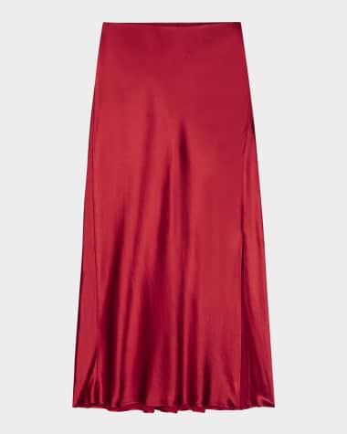 Rails Maya Satin Midi Skirt