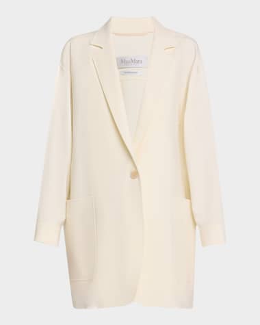 Max Mara Orlaya Oversized Single-Breasted Blazer