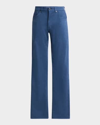 Peter Millar Men's Signature Sateen 5-Pocket Pants