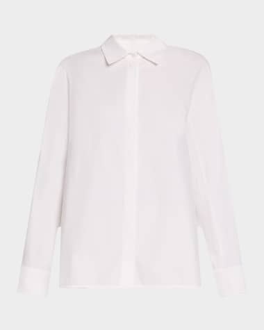 Max Mara Conero Cotton Button-Down Shirt