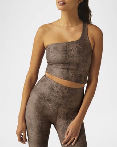 Beyond Yoga Snakeskin SoftMark One and Only One-Shoulder Tank Top