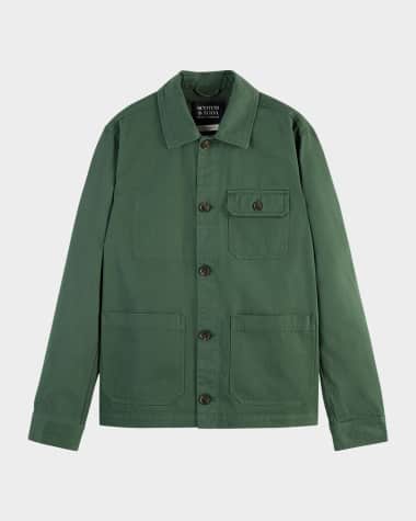 Scotch & Soda Men's Heavy Twill Worker Jacket
