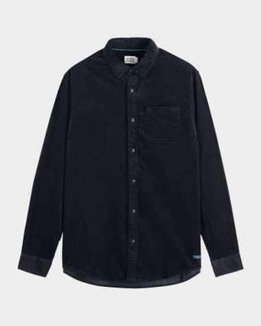 Scotch & Soda Men's Corduroy Sport Shirt