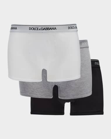 Dolce&Gabbana Men's Jersey Stretch 3-Pack Boxer Briefs