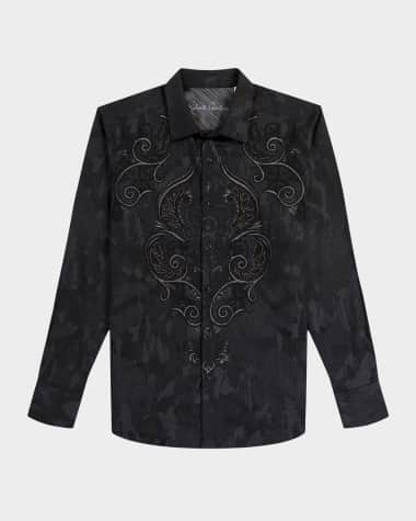 Robert Graham Men's Saldibar Embroidered Dress Shirt