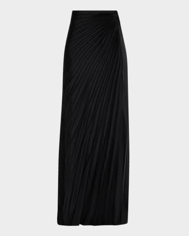 A.L.C. Bianca Pleated Maxi Skirt